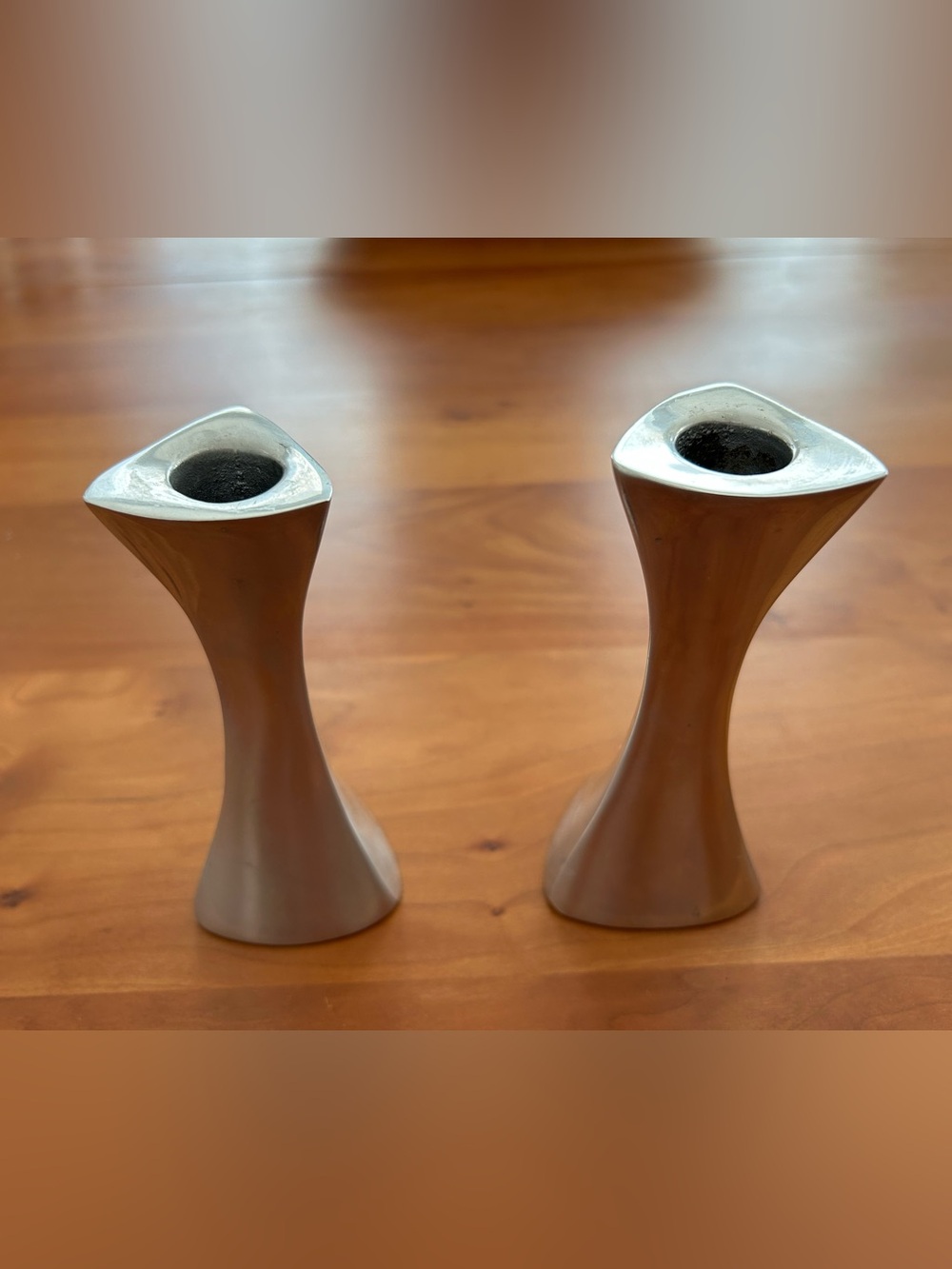 Nambe Candlesticks